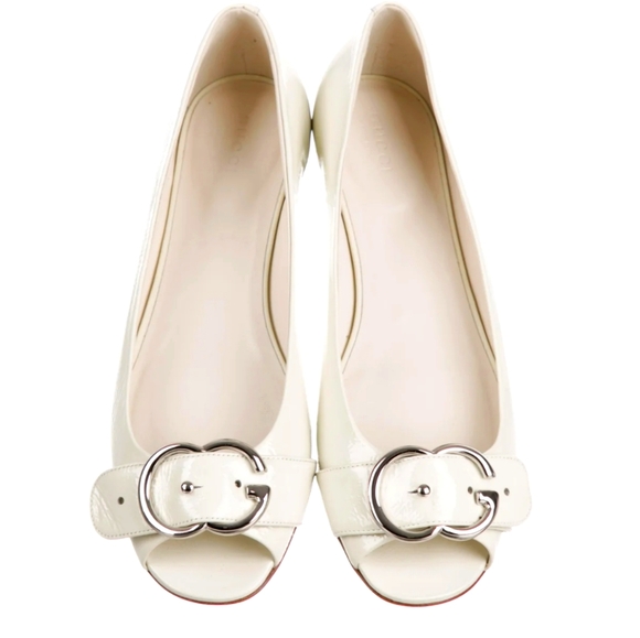 Gucci Peep-Toe Flats (never worn!) - Picture 3 of 6